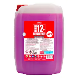 Антифриз Xado Antifreeze Red G12+ -40⁰С червоний готовий 10л(XA 53407)