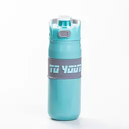 Термос спортивний TO YOUTH 680 мл з мундштуком, м'ятний Yiwu HP-14-54M - мініатюра 6