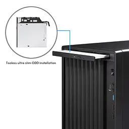 Корпус Chieftec UNI BS-20B-OP, без Блок живлення, mATX, Чорний - мініатюра 9