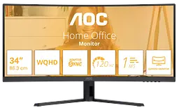 Монiтор 34" CU34B3E Black AOC teh0027393