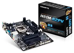 Материнська плата Gigabyte GA-H81M-S2PV ( (Socket 1150, Intel H81, Micro-ATX) Б/в,U1 - мініатюра 4
