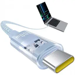 Дата кабель Baseus Gem Fast Charging Type-C to Type-C 100W (1m) (P10373000111) Galaxy Blue - мініатюра 4