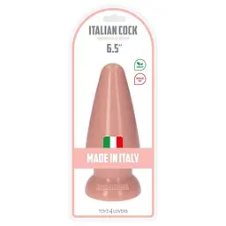 Анальна пробка Toyz4lovers Plug-Italian Cock 6,5", 16.5 см (тілесний) - мініатюра 5