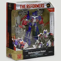 Трансформер Optimus Prime вантажівка та робот, іграшковий автоперетворювач, якісний пластик, 2-в-1 - мініатюра 4