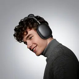Бездротові накладні навушники BOROFONE BO36 Tone BT headphones Black - мініатюра 4