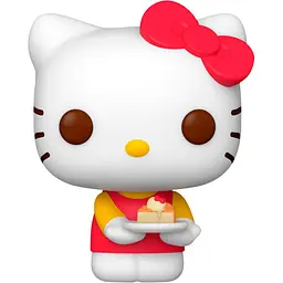 Фігурка Funko Pop! Hello Kitty and Friends: Хеллоу Кітті з десертом 9.6см (80314) [132494]