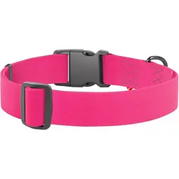 Нашийник для тварин WAUDOG Waterproof з QR паспортом пластиковий фастекс XXL рожевий (25117) - мініатюра 2