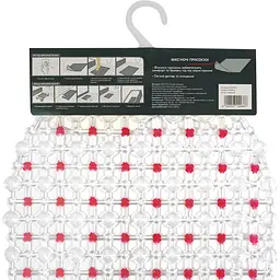 Килимок для ванної Eco Fabric Крапка 63х34 см червоний (6334-003) - мініатюра 6