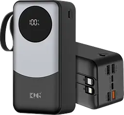 Power Bank King Power KPG-402X 40000mah 22.5W QC3.0 LED 2 in 1 black EU