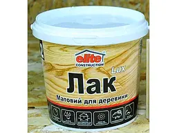 Лак акриловий ELITE панельний 0,9л шовковисто-матовий для деревини
