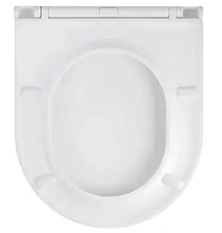 Унітаз підвісний безобідковий Kroner Harz WHI493736 RIMLESS з сидінням Slim Duroplast / Soft-close / Quick relase (KH493736WHIR) (CV029609) - мініатюра 9