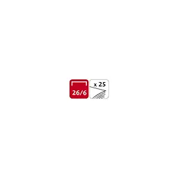 Степлер Maped ADVANCED METAL, металевий, 25л., (Скоби №24 / 6, 26/6), темн (MP.354511) - мініатюра 6