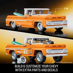 Колекційна машинка-конструктор Hot Wheels Mattel Brick Shop Elite Chevy (JFT20) - мініатюра 5
