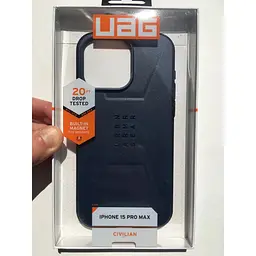 Оригінальний протиударний чохол UAG Civilian MagSafe для iPhone 15 Pro Max (6.7") Mallard 114295A15555 - мініатюра 2