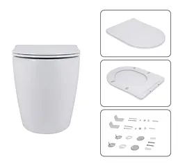 Набір Qtap Nest 4 в 1 підвісний унітаз Robin Ultra Quiet 520x365x365 + комплект інсталяції QT13332381AW47501 - мініатюра 7