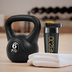 Шейкер спортивний 4FIZJO Ultra 700 мл Black/Gold (P-5905973407038) - мініатюра 6