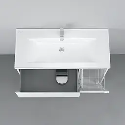 Тумба підлогова AM.PM X - Joy 100 см правостороння з умивальником (M85-FSR10036-WC10036WG38) - мініатюра 3