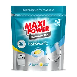 Таблетки для посудомийних машин Maxi Power Nanomatic 36 шт. (4820204703356)