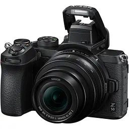Бездзеркальний фотоапарат Nikon Z50 II Kit 16-50mm f/3.5-6.3 VR Black (VOA150K001) [143447] - мініатюра 2