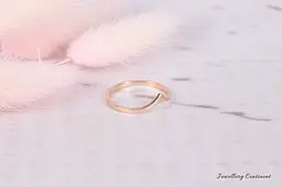 Каблучка з червоного золота 22 K-0268 - мініатюра 5
