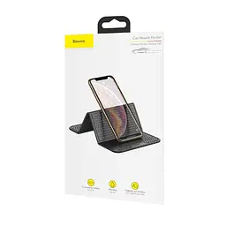 Гелевий коврик Baseus Folding Bracket Antiskid Pad чорний - мініатюра 5