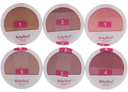 Рум'яна Ruby Rose HB-6104 set1 №6 7.5 г (6295125020918) - мініатюра 2