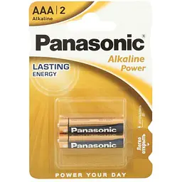 Батарейка PANASONIC LR03 Alkaline Power Bronze 2шт