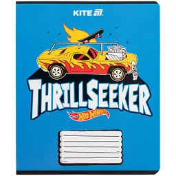 Зошит Kite Hot Wheels, 18 аркушів, клітинка (HW25-236) - мініатюра 8