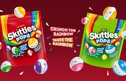 Цукерки Skittles Pop’d Freeze Dried Crispy Crunchy Candy 156г - мініатюра 9