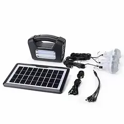 Ліхтар (станція) BL-80173 + 3 лампи + Powerbank + ЗУ220В (3 режими) - мініатюра 9