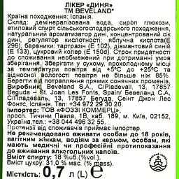 Лікер BVLand Melon 18% 0.7 л - мініатюра 4