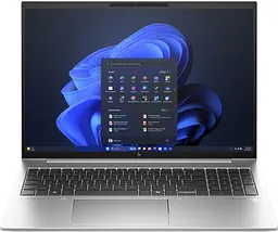 HP Ноутбук EliteBook 860-G11 16" 2.8K OLED IPS, Intel U7-165U, 64GB, F2048GB, UMA, NFC, DOS, серебристый