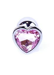 Металева анальна пробка Boss Jewellery 7 см (рожевий) - мініатюра 3