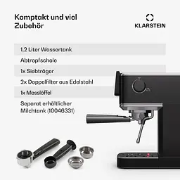 Кавоварка Klarstein SteelPresso Slim Touch (10046330) - мініатюра 6