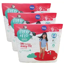 Підгузки - трусики Fred & Flo розмір 9 (19+ кг), 78 шт