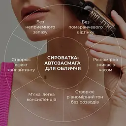 Сироватка-автозасмага для обличчя Hillary Self Tan Golden Kiss 30 мл - мініатюра 4
