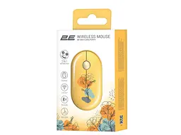Миша 2E MF300 Flora Silent WL BT Poppy (MF300WFLORAYW) - мініатюра 2
