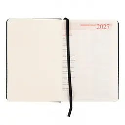 Щоденник діловий Leo Planner 2027 Vector А5 твердий чорний 368 сторінок (252760) - мініатюра 4