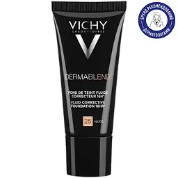 Коригуючий тональний флюїд Vichy Dermablend SPF 28 відтінок 25 (Nude) 30 мл (M5541521) - мініатюра 2