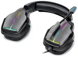 Навушники REAL-EL GDX-7780 Surround 7.1, Black, RGB, USB, накладні, мікрофон, кабель 2.2 м - мініатюра 4