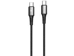 Кабель Proove WireX Type-C to Type-C 60W 1м Black (CCWX60002201)
