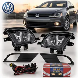 Протитуманні фари для Volkswagen Jetta VI 2014-2018 H8 12V 35W з проводкою Комплект (OEM: Left - 5C7941699P Right - 5C7941700P) (VW-889) - мініатюра 3