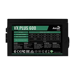 Блок живлення AeroCool 600W VX Plus Stealth (ACPN-VS60NEY.12) - мініатюра 5