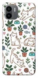 TPU чохол Demsky Cats pattern для Xiaomi Redmi A1 / A2