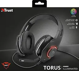 Гарнітура Trust GXT 455 Torus RGB 3.5 мм BLACK (23138) - мініатюра 7