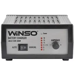 Зарядний пристрій для автомобільного акумулятора WINSO 139200