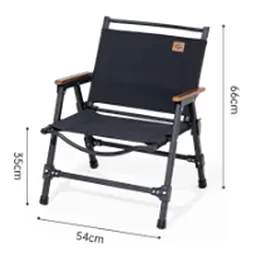 Складне туристичне крісло Naturehike CNK2350JJ015 алюміній (Чорний) - мініатюра 3