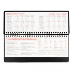 Планінг-щотижневик настільний Leo Planner 2027 Persona 30х14 см 128 сторінок чорний (252742) - мініатюра 6