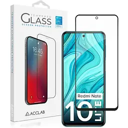 Скло захисне ACCLAB Full Glue Xiaomi Redmi Note 10 Lite Black (1283126517938)