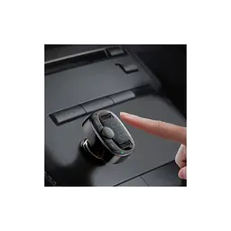 FM модулятор Baseus T Shaped S-09A 2 х USB Type-A, microSD Black (CCMT000001) - мініатюра 8